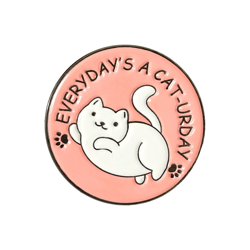 Enamel Cat Pins