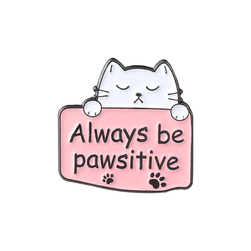 Enamel Cat Pins