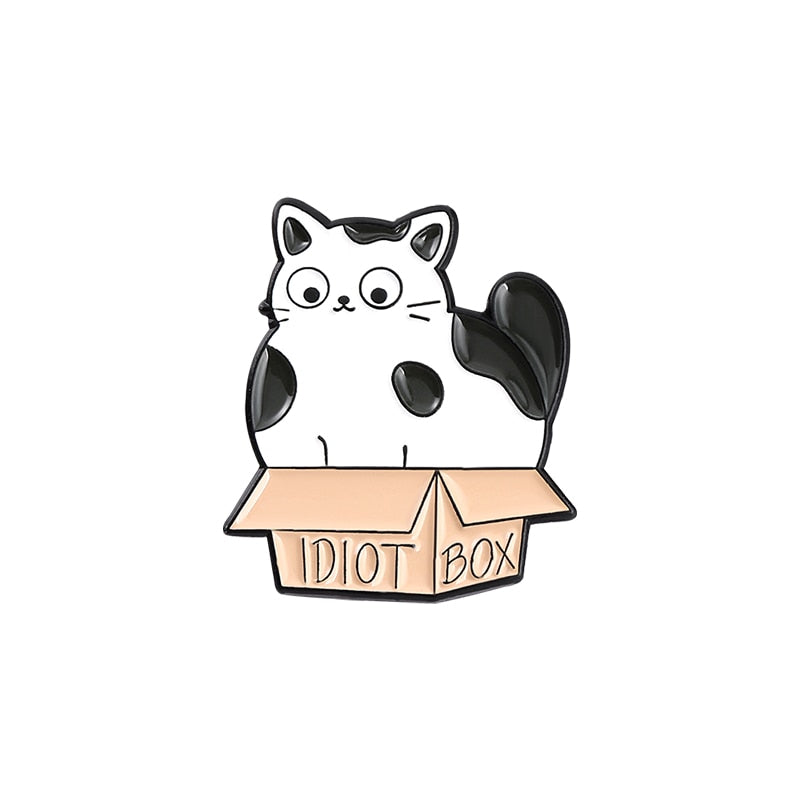 Enamel Cat Pins