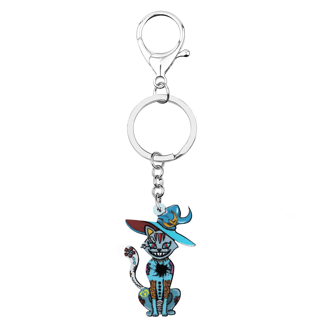 Evil Cat Keychain