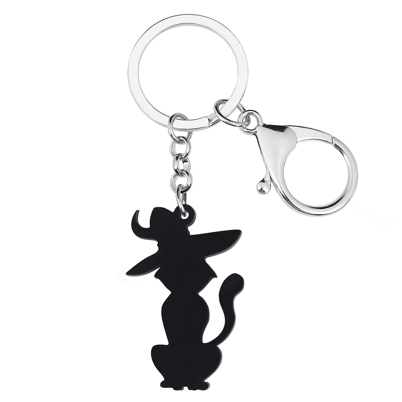Evil Cat Keychain