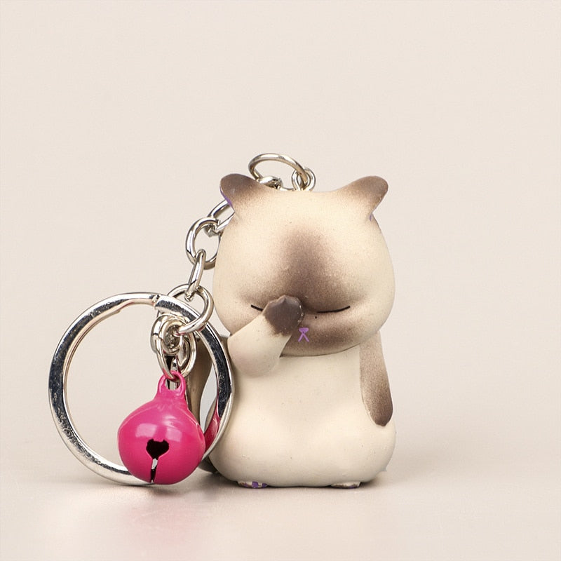 Fat Cat Keychain