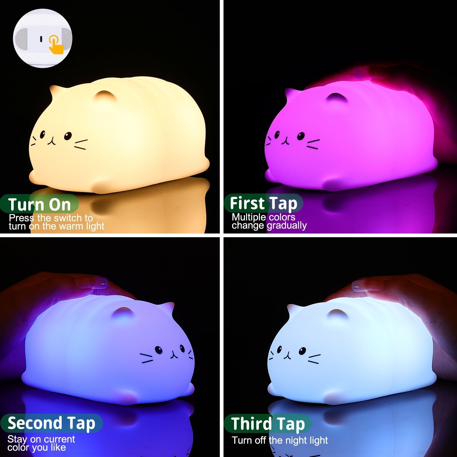 Fat Cat Night Light