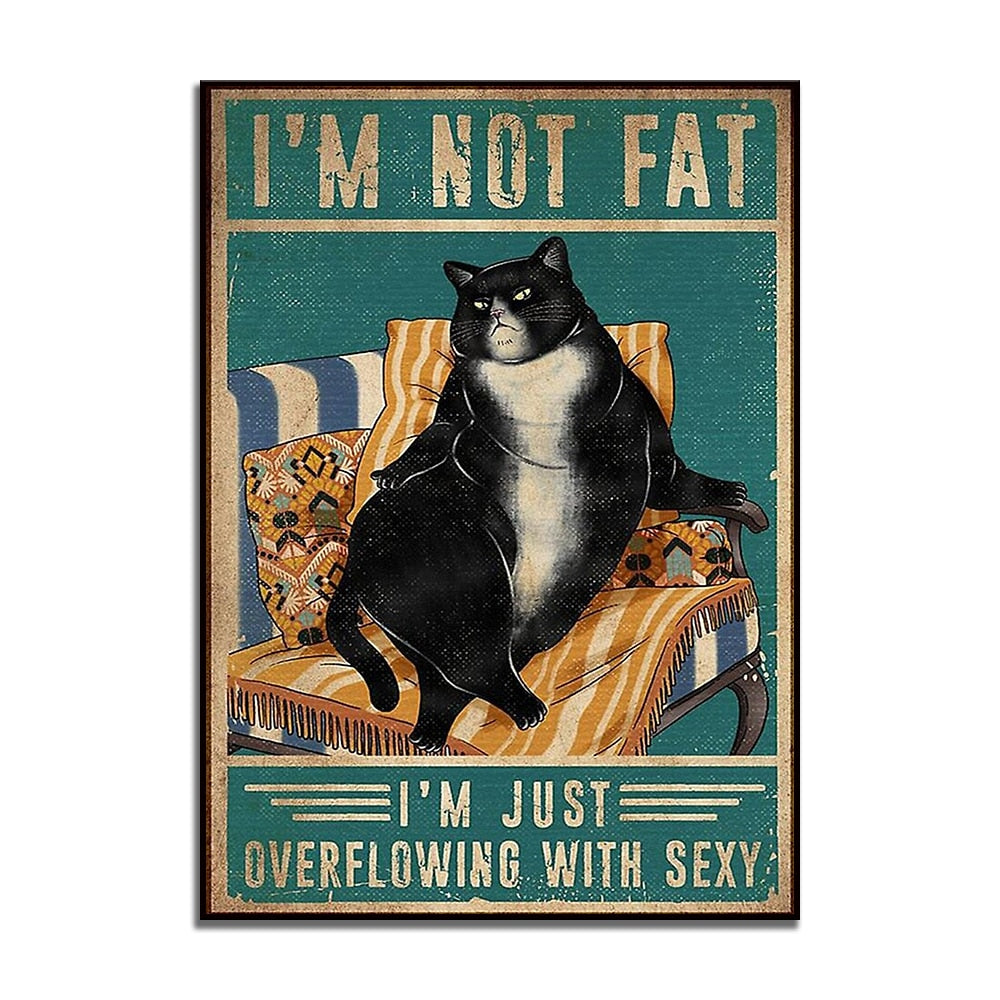 Fat Cat Wall Art