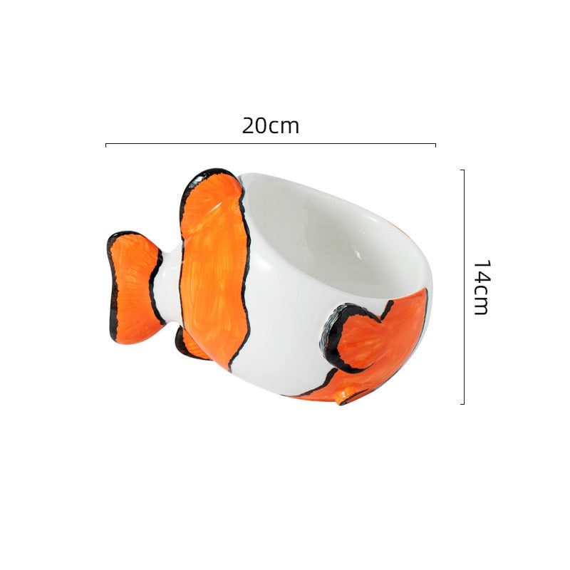 Fish Cat Bowl