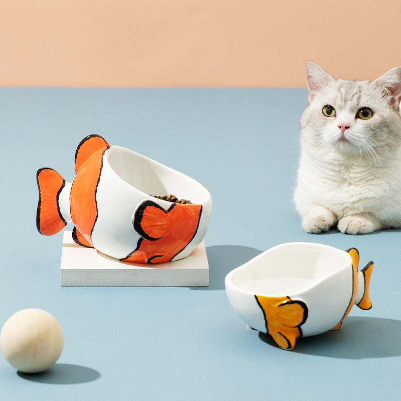 Fish Cat Bowl