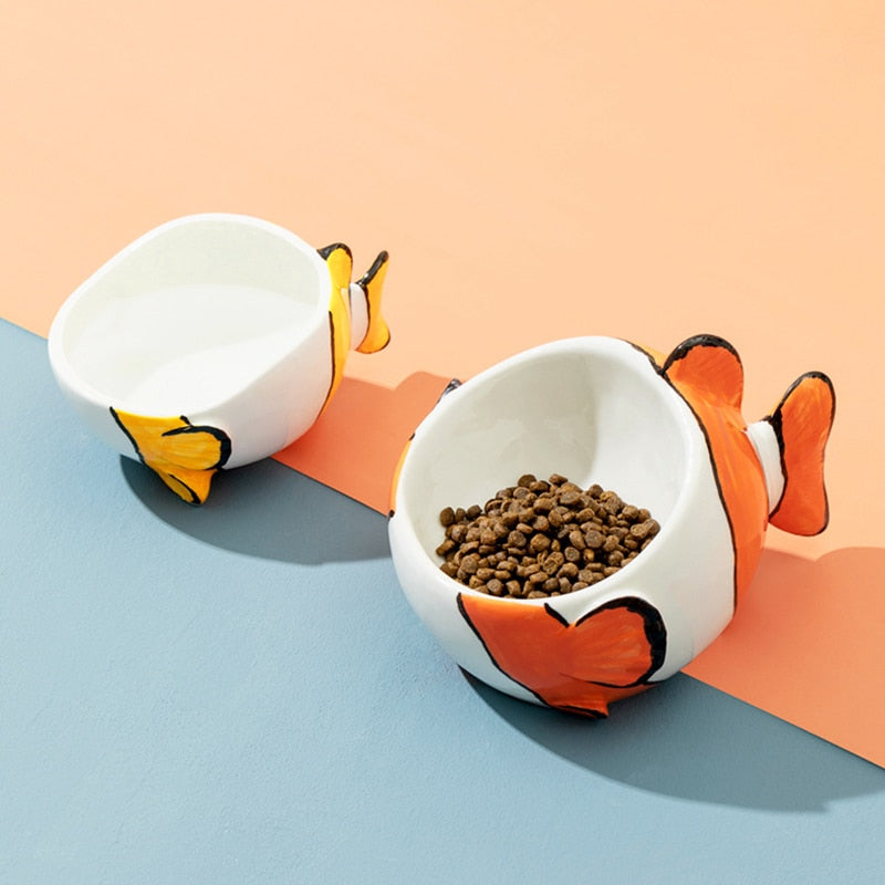 Fish Cat Bowl