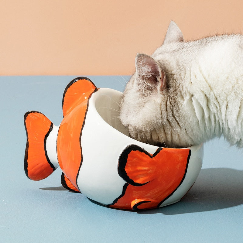 Fish Cat Bowl
