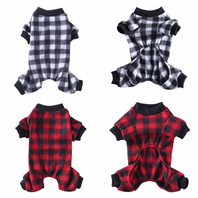 Flannel Pajamas for Cats