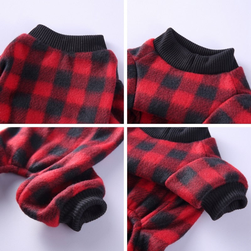Flannel Pajamas for Cats