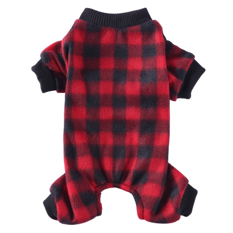 Flannel Pajamas for Cats