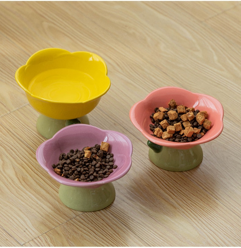 Flower Cat Bowl
