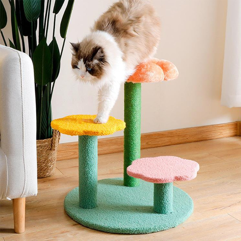 Flower Cat Scratching Post
