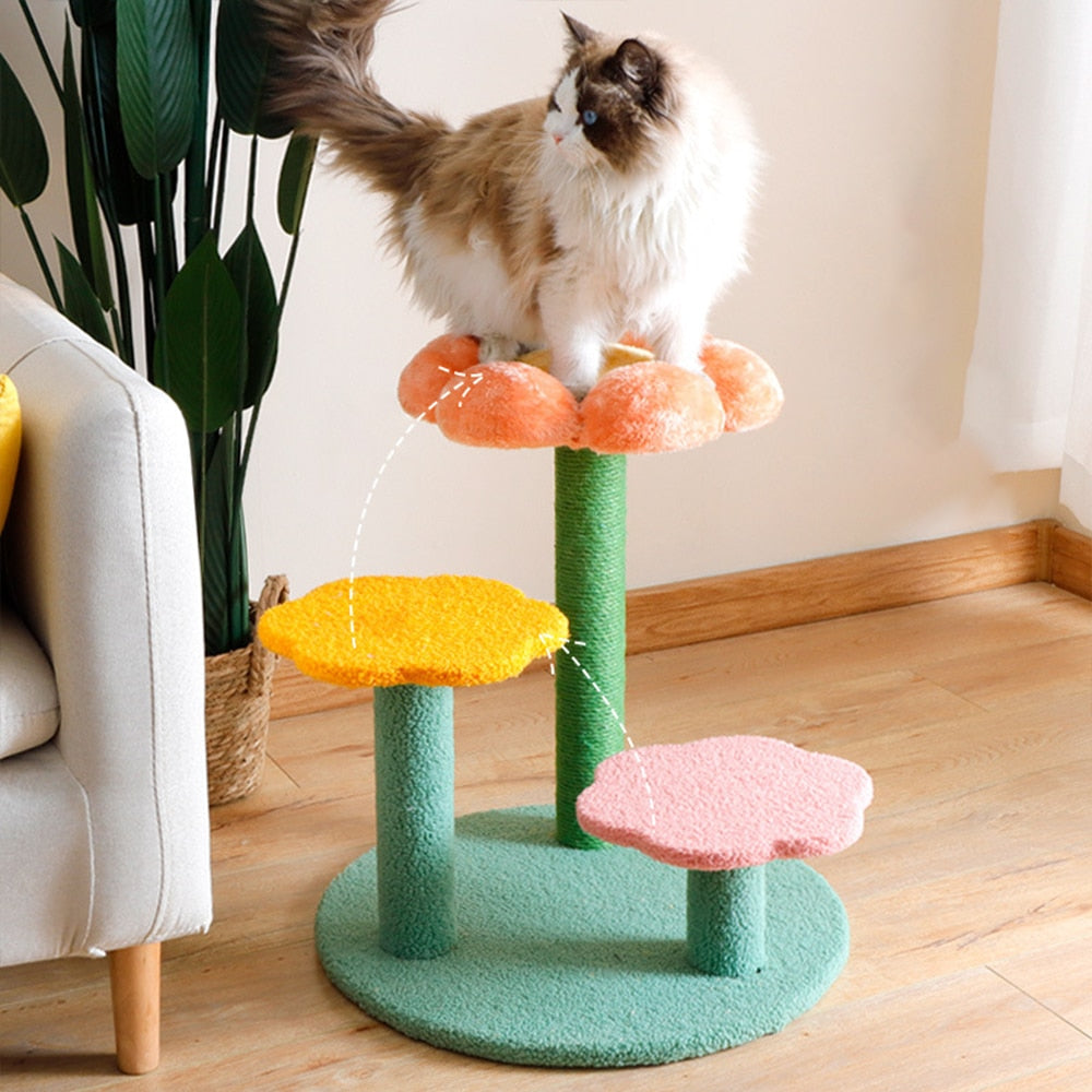 Flower Cat Scratching Post