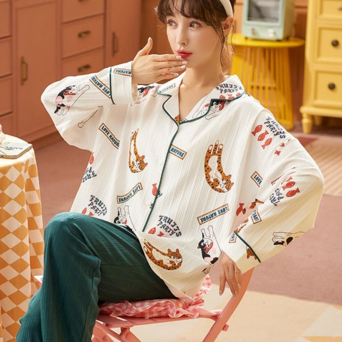 Fluffy Cat Pajamas