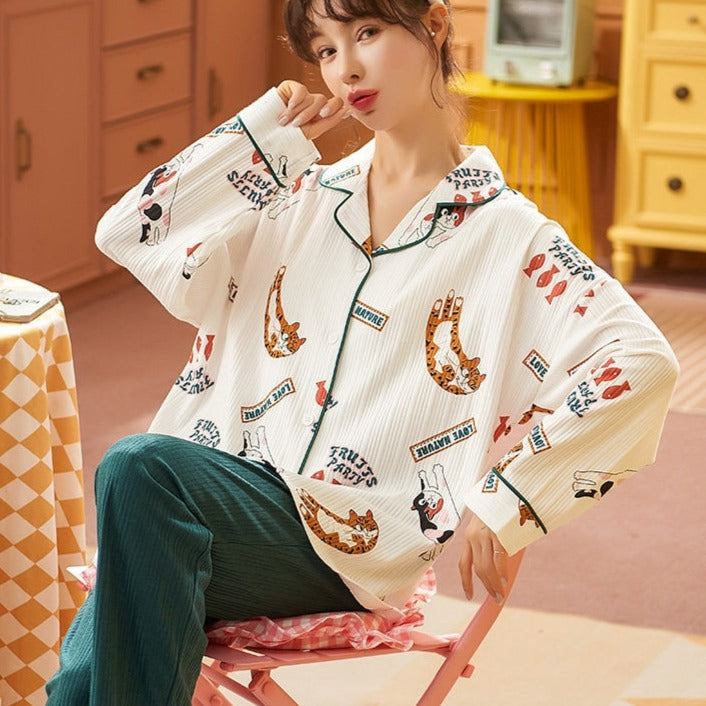 Fluffy Cat Pajamas