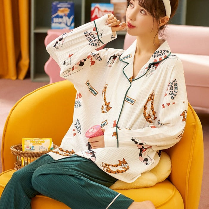 Fluffy Cat Pajamas