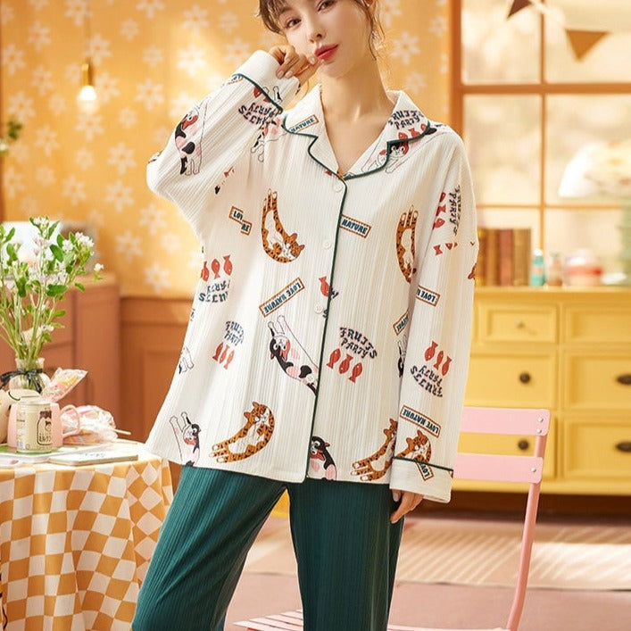 Fluffy Cat Pajamas