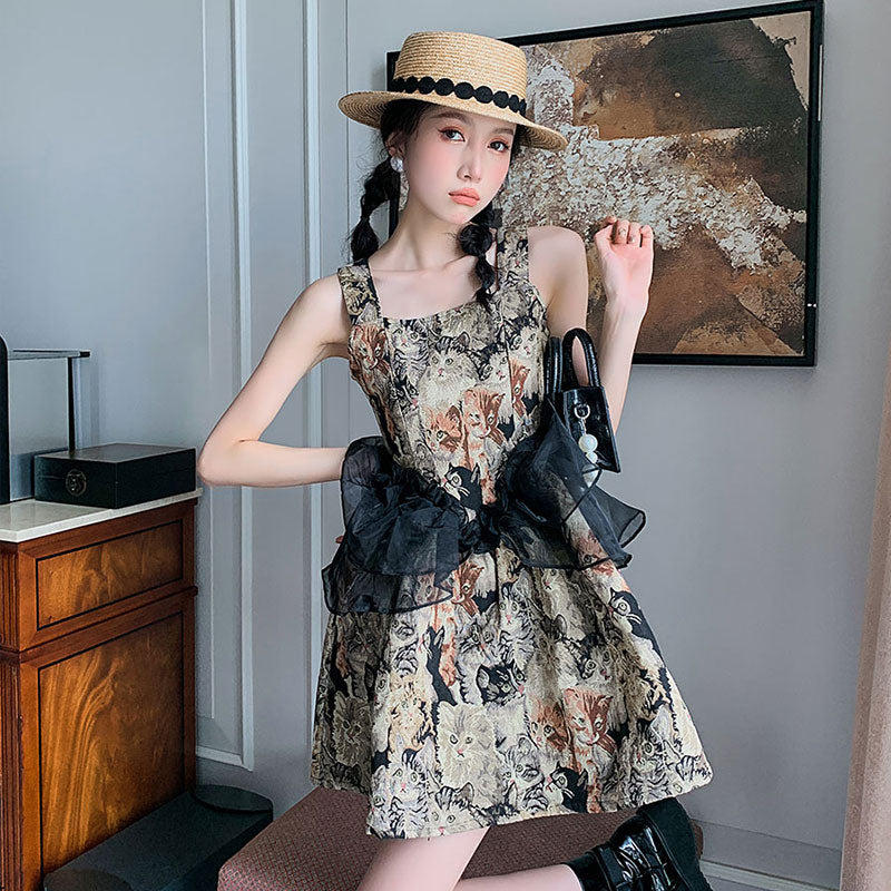 French Cat Dress