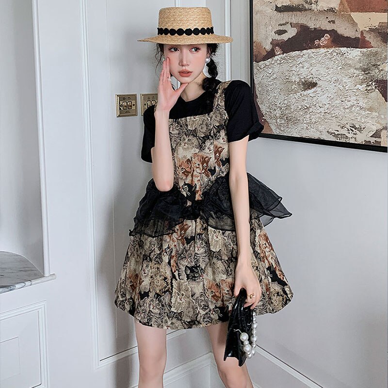 French Cat Dress