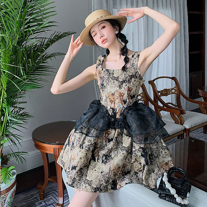 French Cat Dress