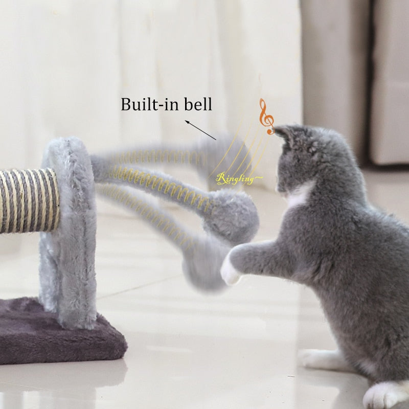 Funny Cat Scratching Post