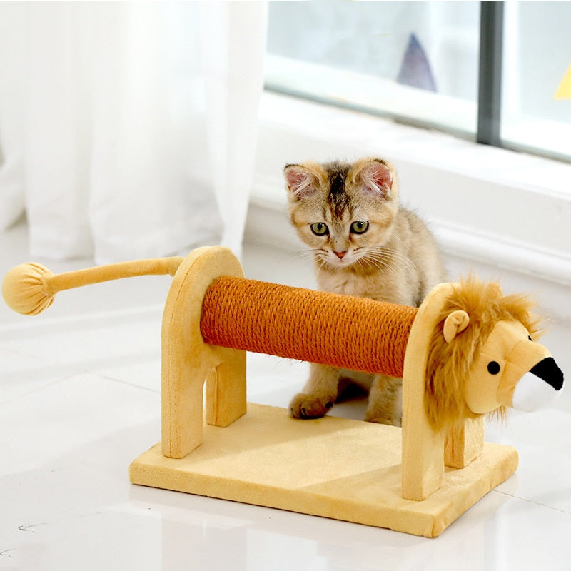 Funny Cat Scratching Post