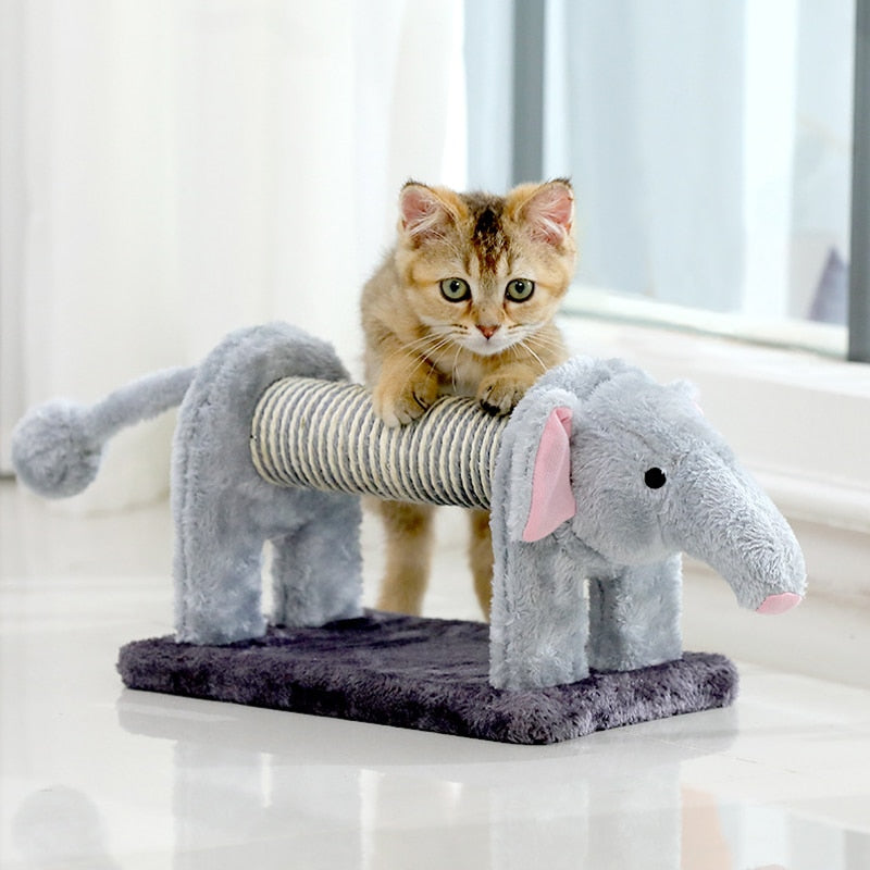 Funny Cat Scratching Post