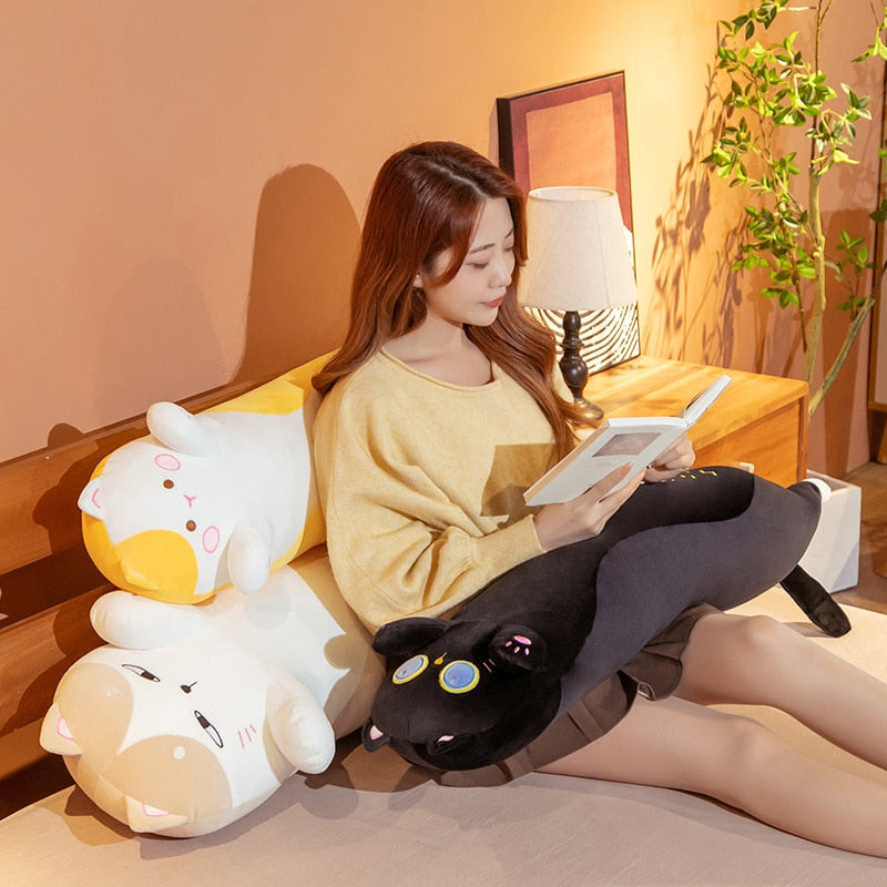 Giant Black Cat Plush