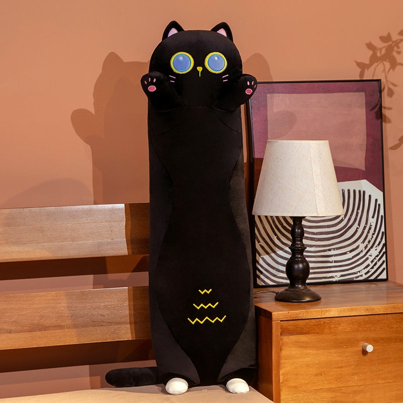 Giant Black Cat Plush
