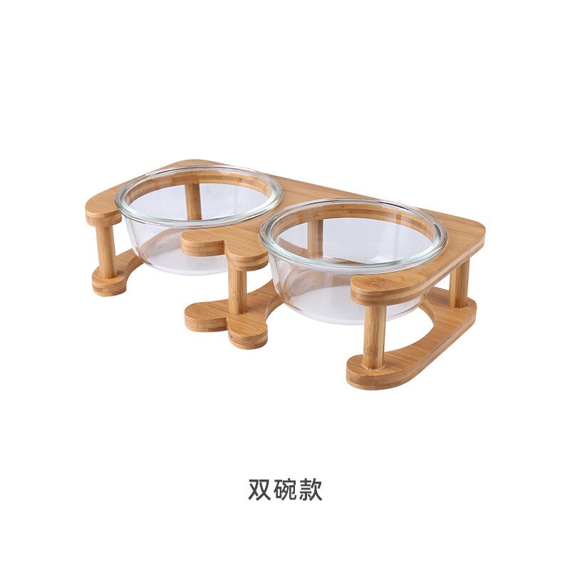 Glass Cat Bowls