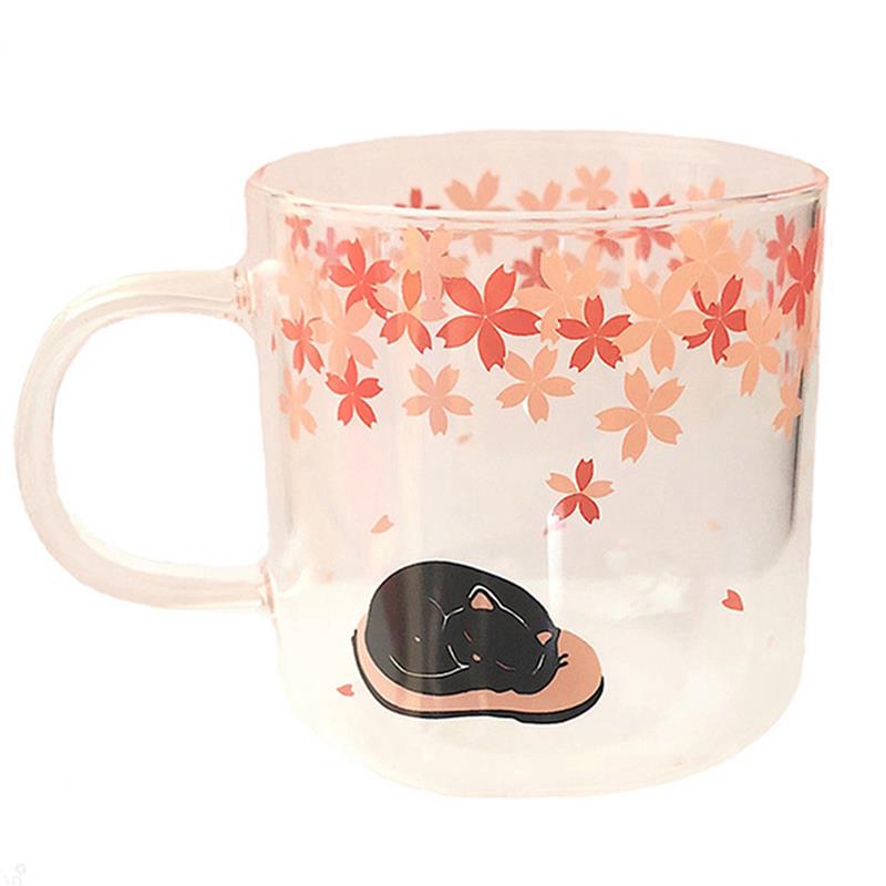 Glass Cat Mug