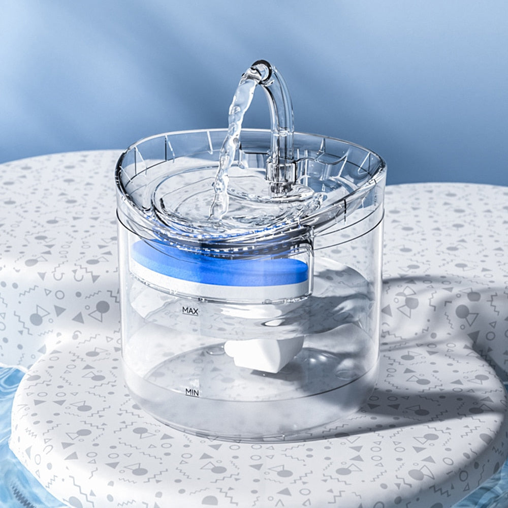 Glass Cat Water Fountain