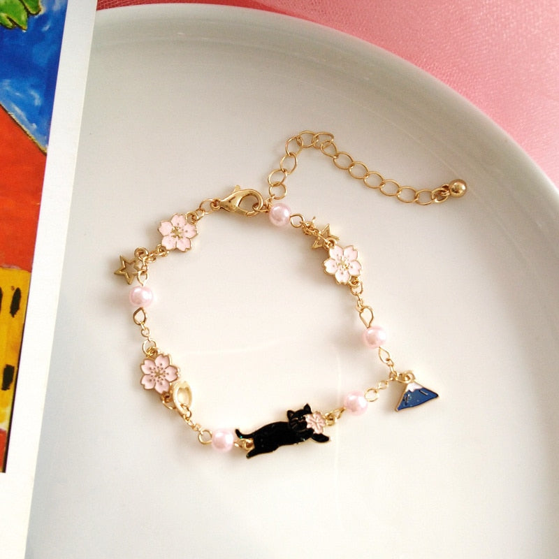 Gold Cat Bracelet