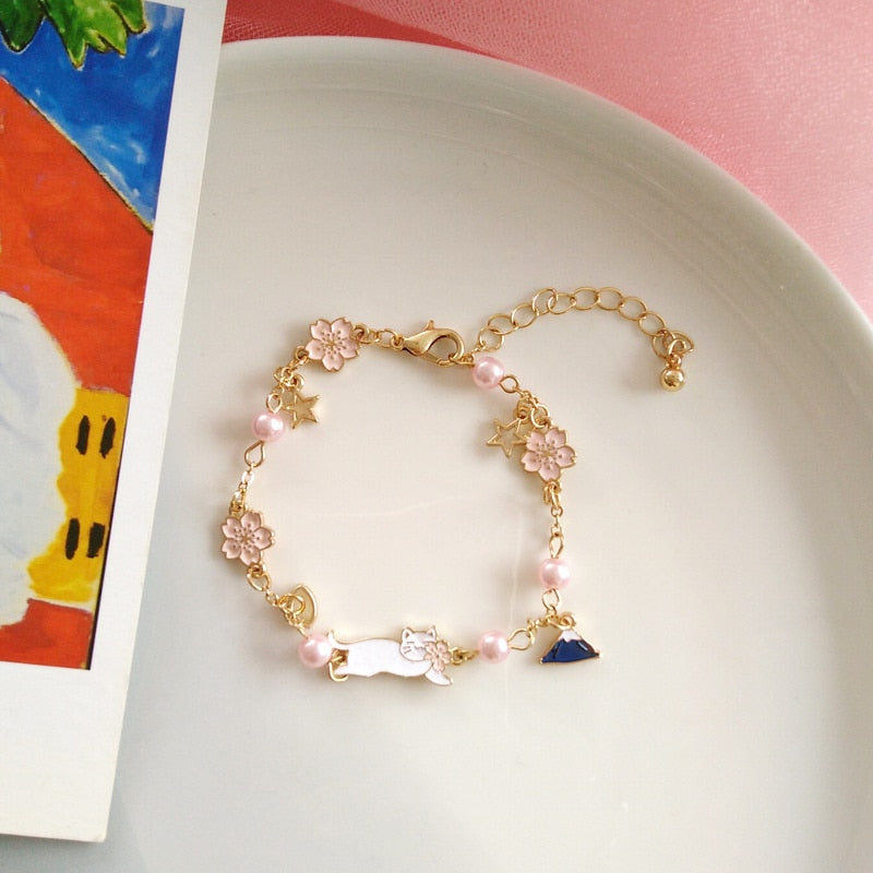 Gold Cat Bracelet