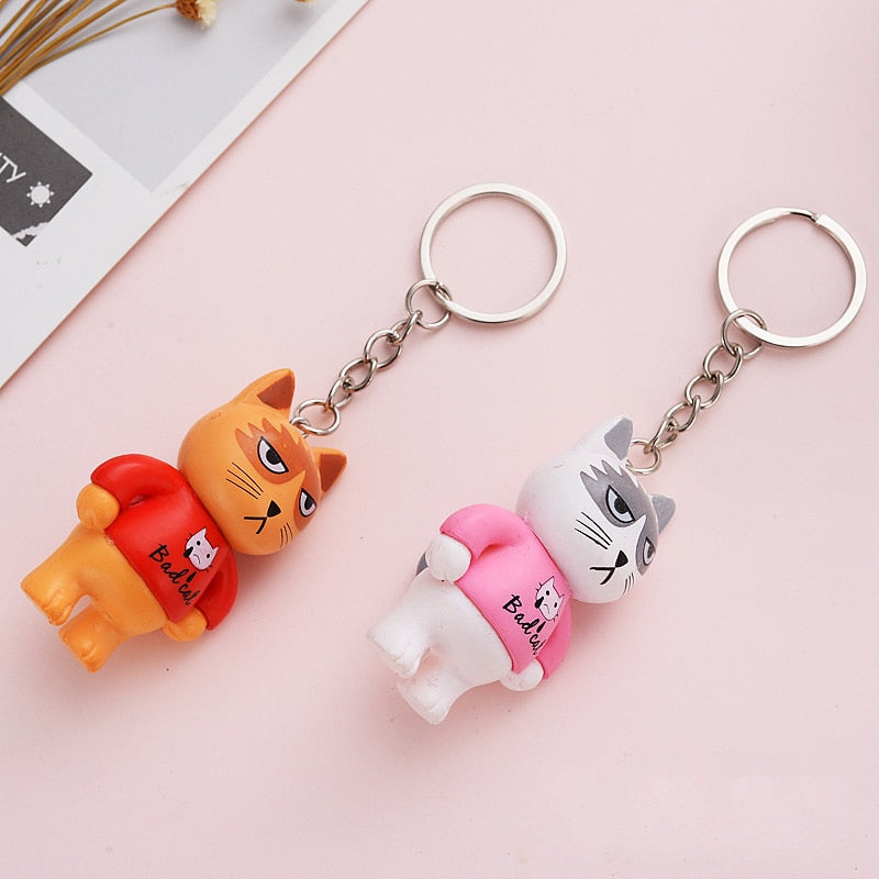 Grumpy Cat Keychain