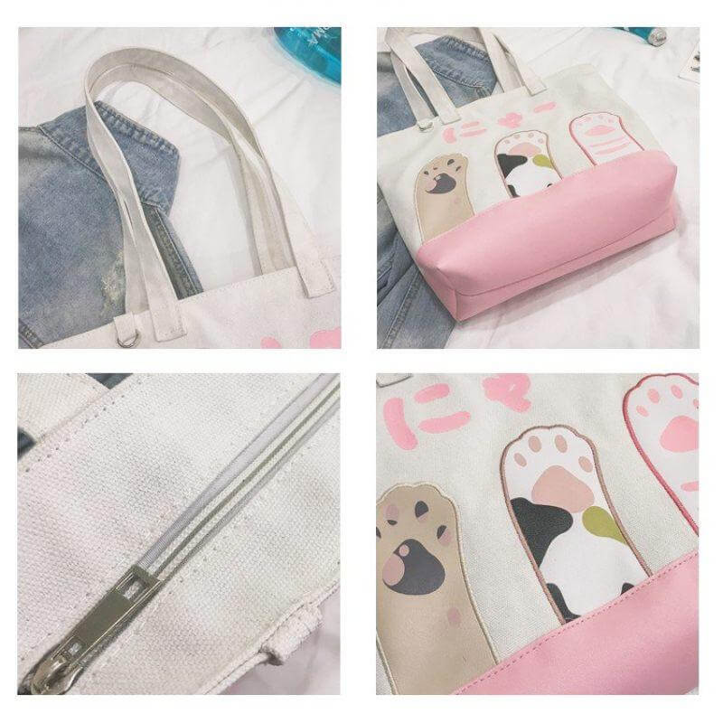 HandBag with Cat Paws