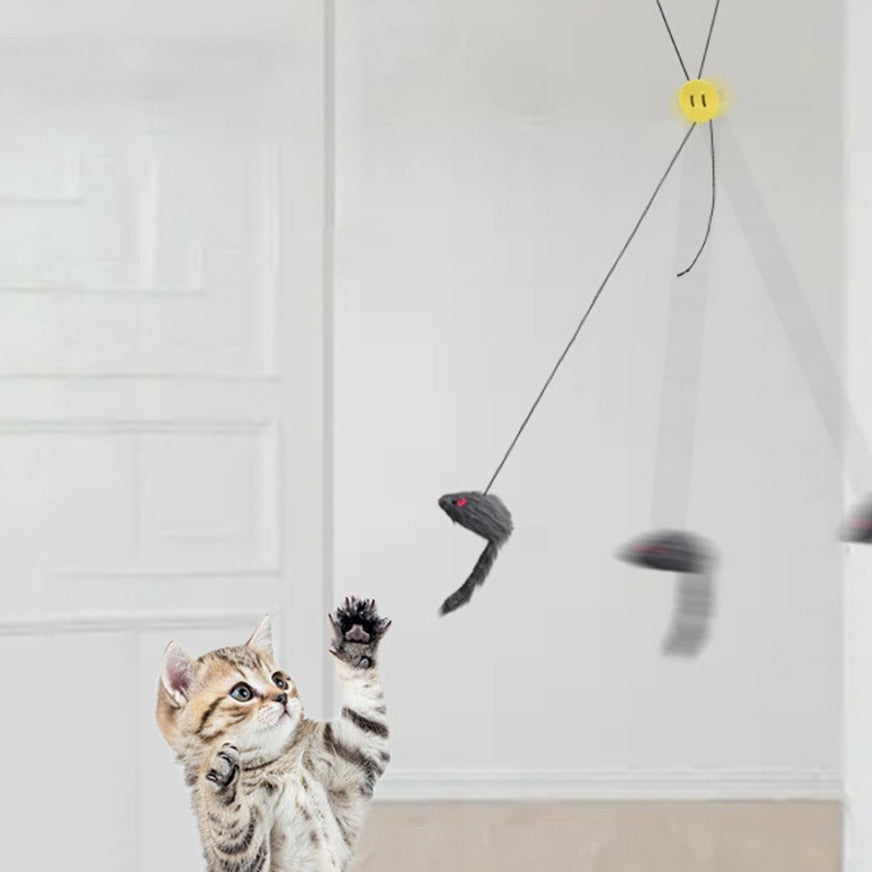 Hanging Mouse Cat Toy