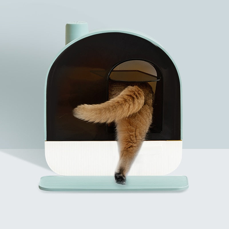 Hooded Cat Litter Box