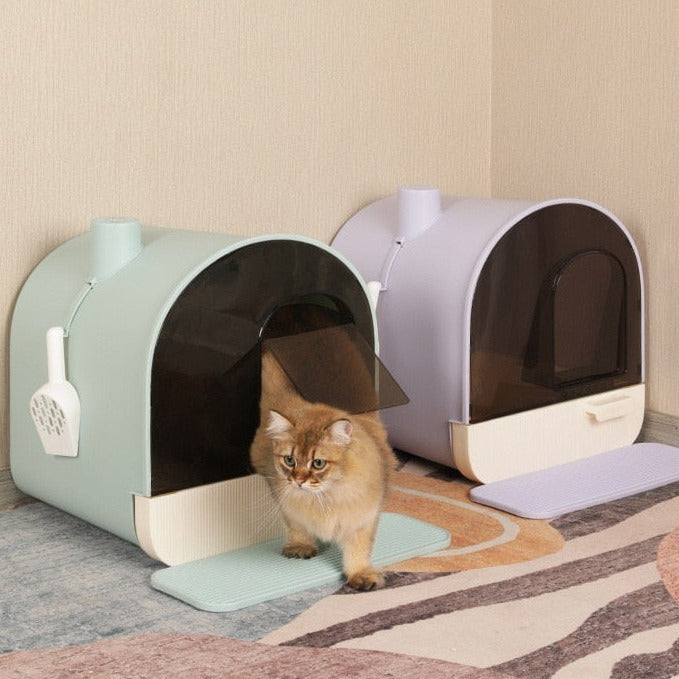 Hooded Cat Litter Box