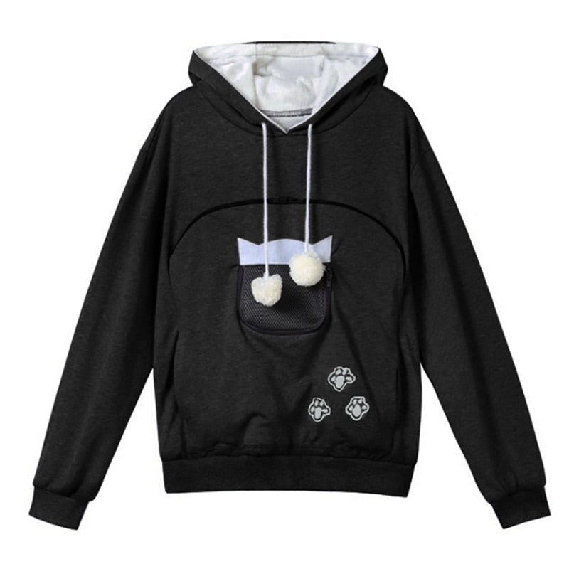 Hoodie with Cat pouch