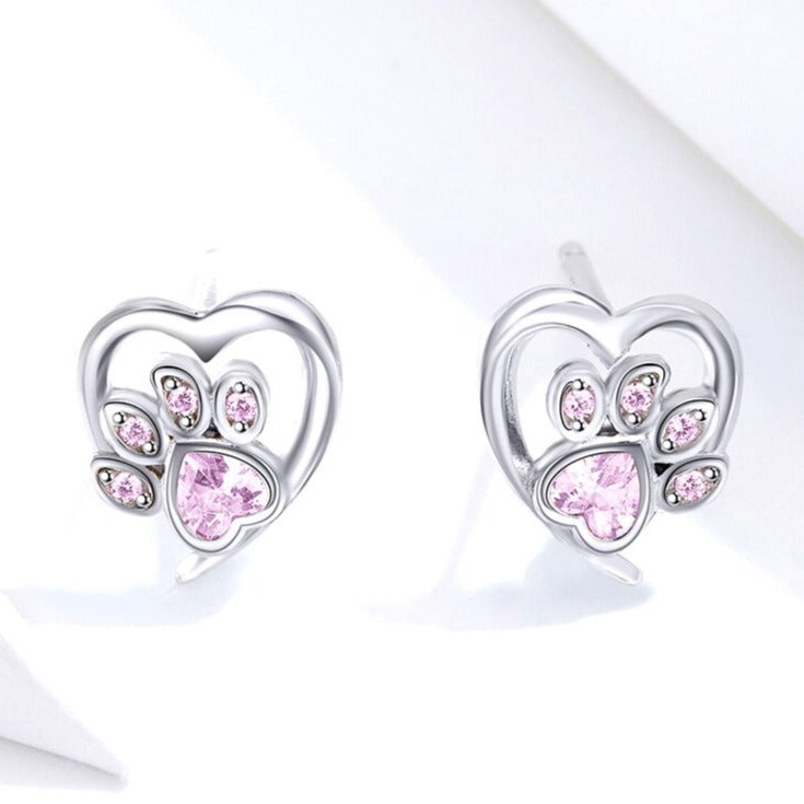 I Love Cat Earrings