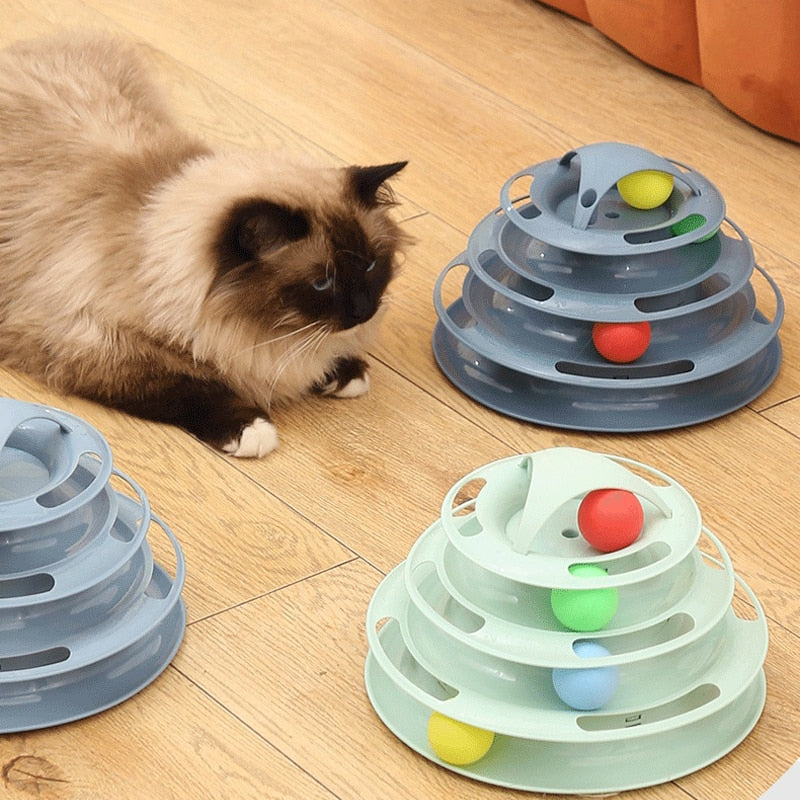 Interactive Tower Cat Toy