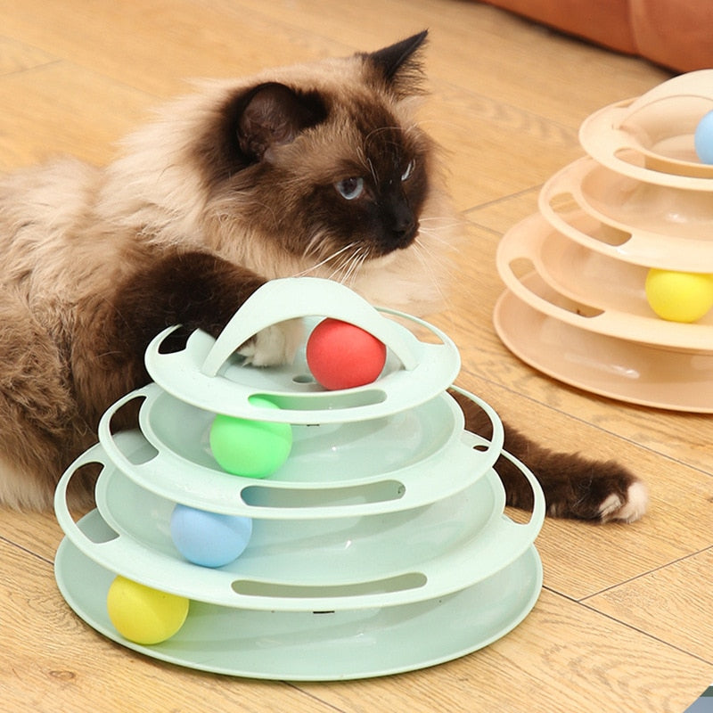 Interactive Tower Cat Toy