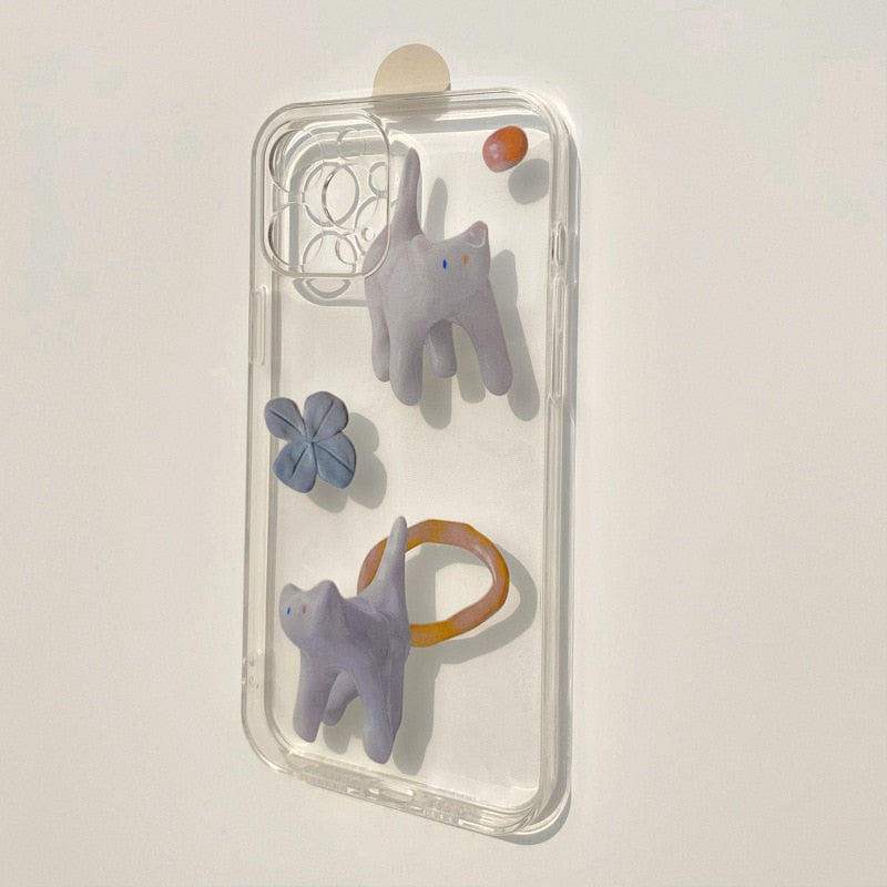 iPhone Clear Cat Case