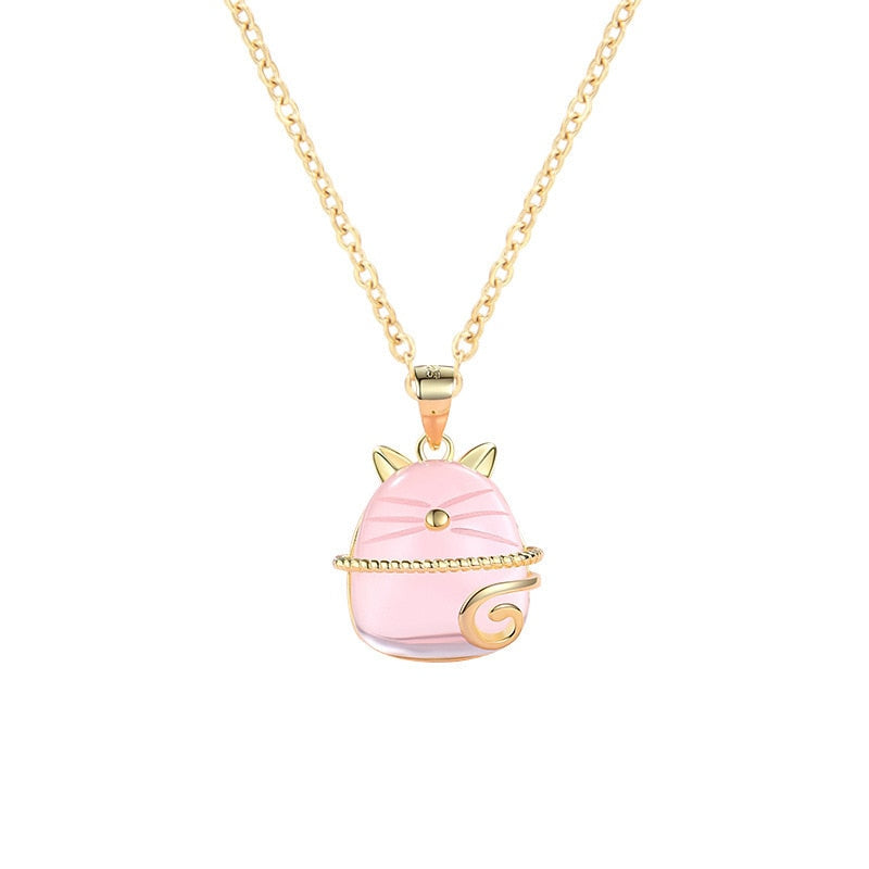 Japanese Lucky Cat Necklace