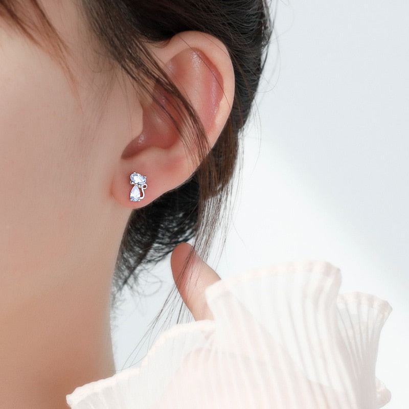 Jewel Cat Earrings