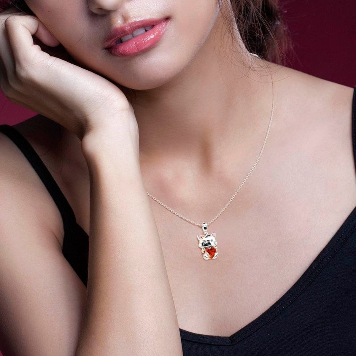 Kate Spade Cat Necklace