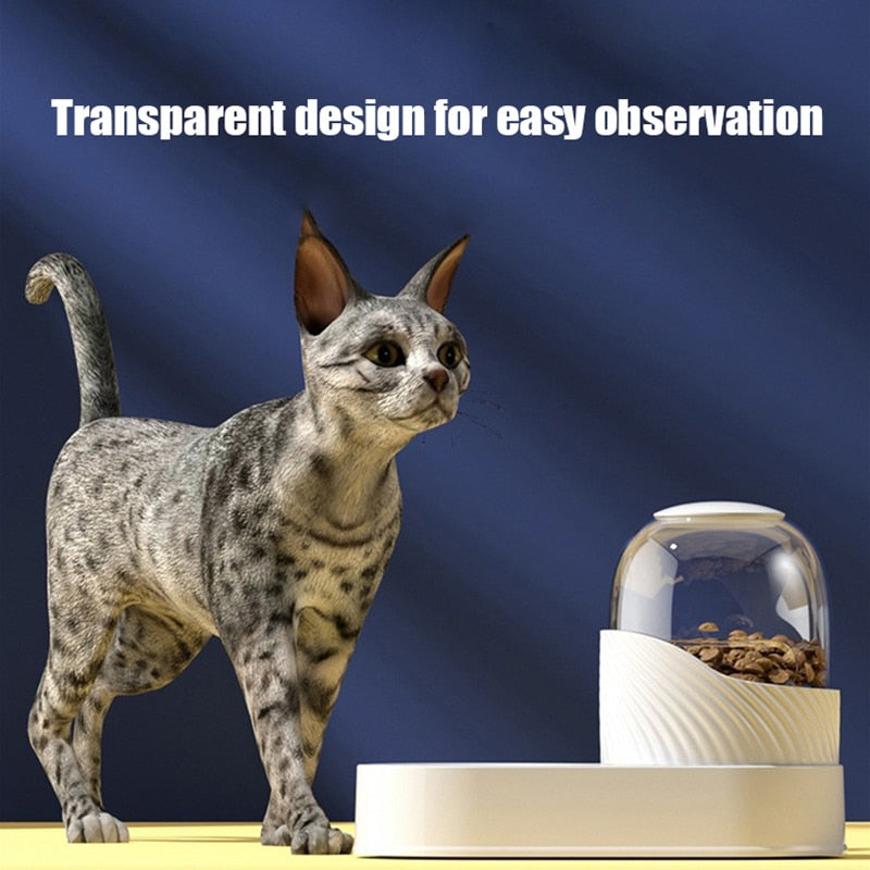 Large Automatic Food Dispenser Cat