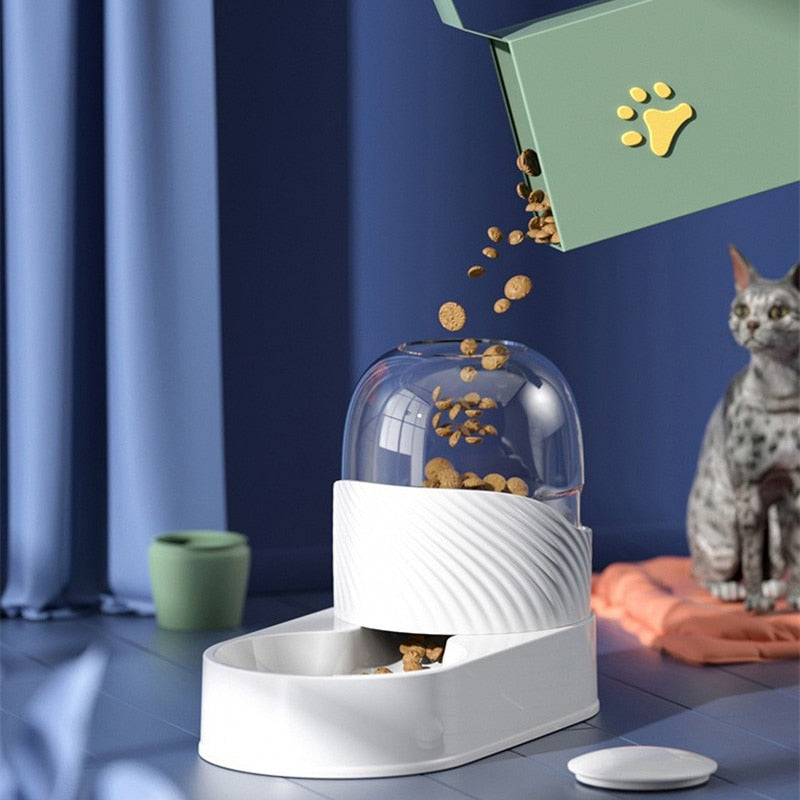 Large Automatic Food Dispenser Cat